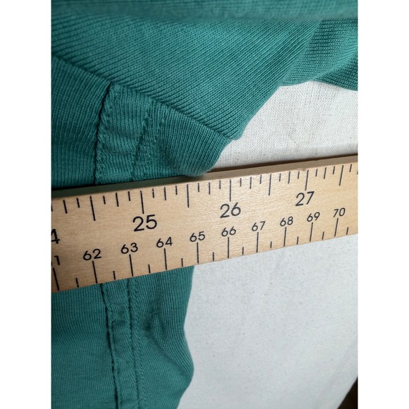 J. Jill Pima 3/4 Sleeve Scoop Neck Tee size 2X Green - Picture 5 of 6